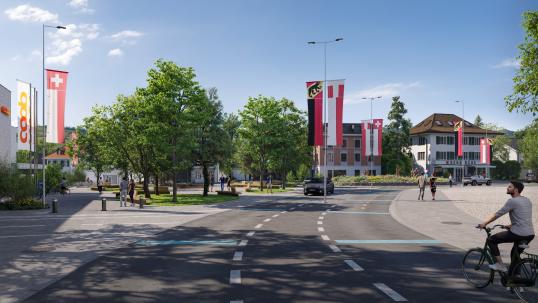 Neugestaltung Dorfzentrum Münsingen