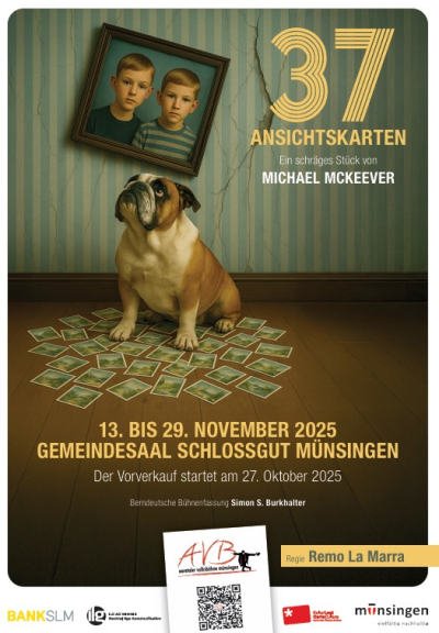 37 Ansichtskarten - ein schräges Theaterstück