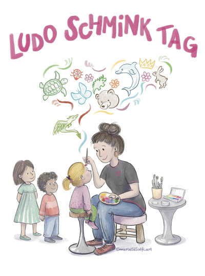 Ludo-Kinderschminken