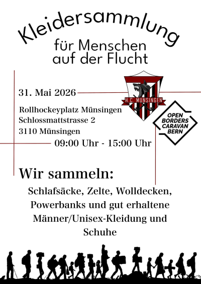 Kleidersammlung für Menschen auf der Flucht