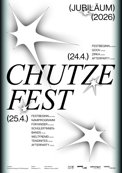 Chutzefest 2026 - Jubiläum