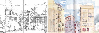 Urban Sketching: Alltags- und Reiseskizzen