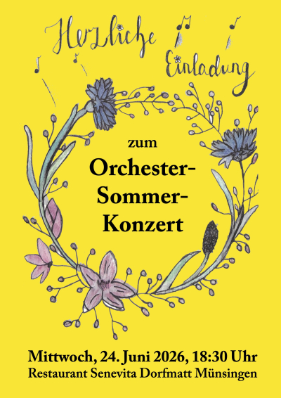 Orchester-Sommerkonzert MSA Ensembles