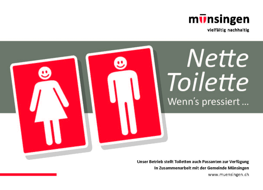 Signet Nette Toilette