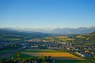 Flugaufnahme Ortsteil Münsingen 