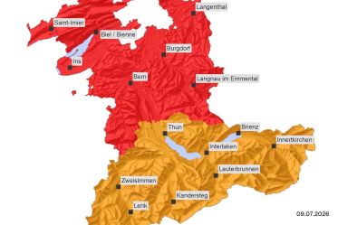 Feuerverbot im Wald und in Waldesnähe – Waldbrandgefahr Stufe 4 (gross)