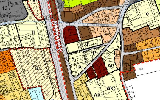 ZPP P2 Neues Verwaltungsgebäude Übersicht Gebiet