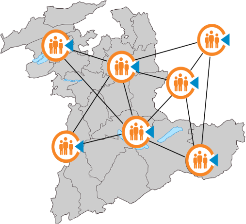 Übersicht Notfalltreffpunkte im Kanton Bern